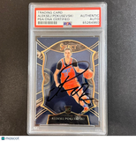 2020-21 Panini Select #77 Aleksej Pokusevski Signed Card AUTO PSA Slabbed RC Thu