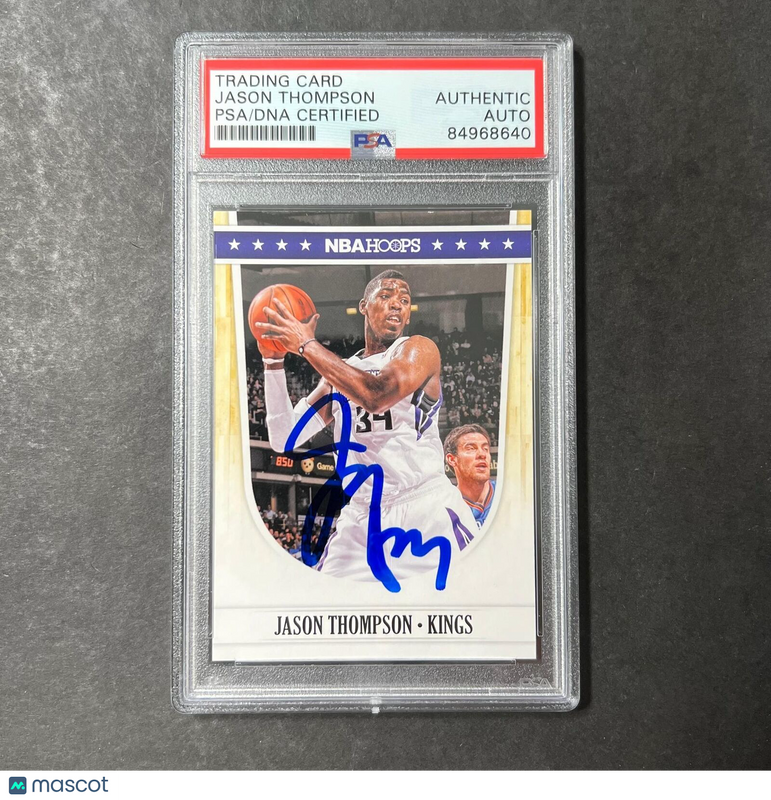 2012 Panini America #211 Jason Thompson Signed Card AUTO PSA Slabbed Kings