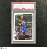 2014-15 NBA Hoops #166 Jared Dudley Signed Card AUTO PSA Slabbed Bucks