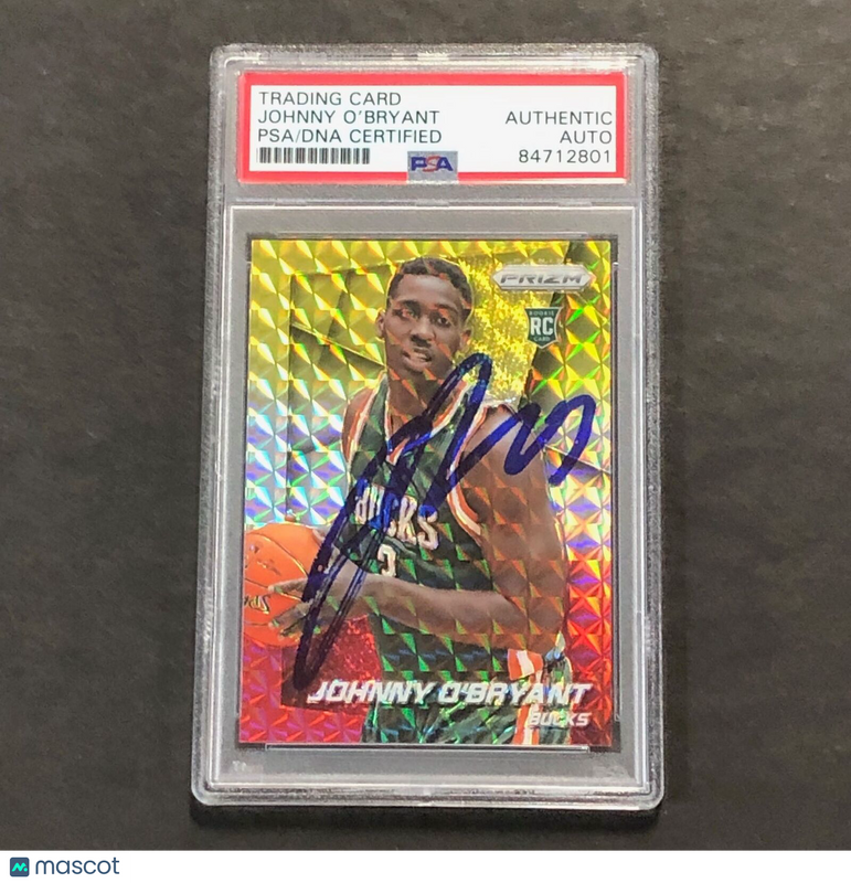 2014-15 Panini Prizm #279 Johnny O'Bryant Signed Card AUTO PSA/DNA Slabbed RC Bu