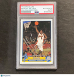 2003-04 Topps Rookie Card #231 Mickael Pietrus Signed Card PSA Slabbed