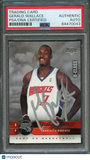 2004-05 Upper Deck R-Class #7 Gerald Wallace Signed Card AUTO PSA Slabbed Bobcat