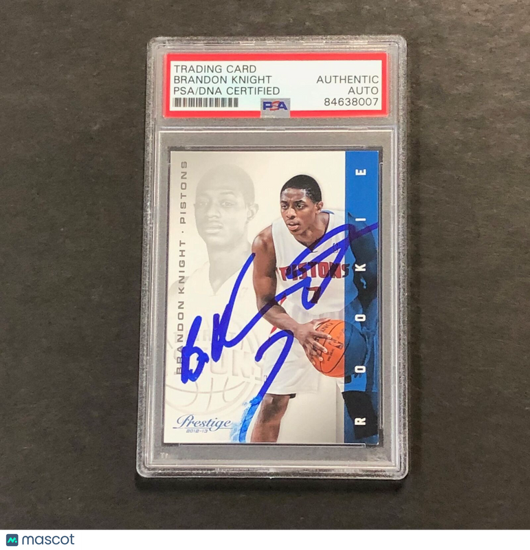 2012-13 Panini Prestige #153 Brandon Knight Signed Card AUTO PSA Slabbed Pistons