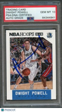 2015-16 NBA Hoops #199 Dwight Powell Card AUTO Grade 10 PSA Slabbed Mavericks