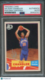 2007 Topps 50th Anniversary #133 WILSON CHANDLER Signed Card AUTO PSA Slabbed Kn