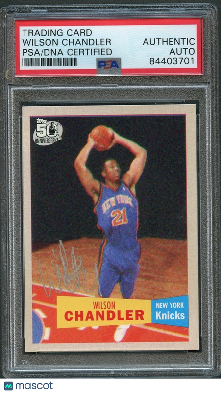 2007 Topps 50th Anniversary #133 WILSON CHANDLER Signed Card AUTO PSA Slabbed Kn