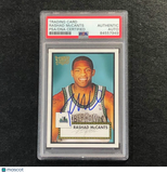 2005-06 Topps 1952 Style #134 Rashad McCants Signed Card AUTO PSA Slabbed Minnes