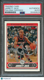 2006 Topps #214 Jarrett Jack Signed Card AUTO PSA Slabbed Trail Blazers