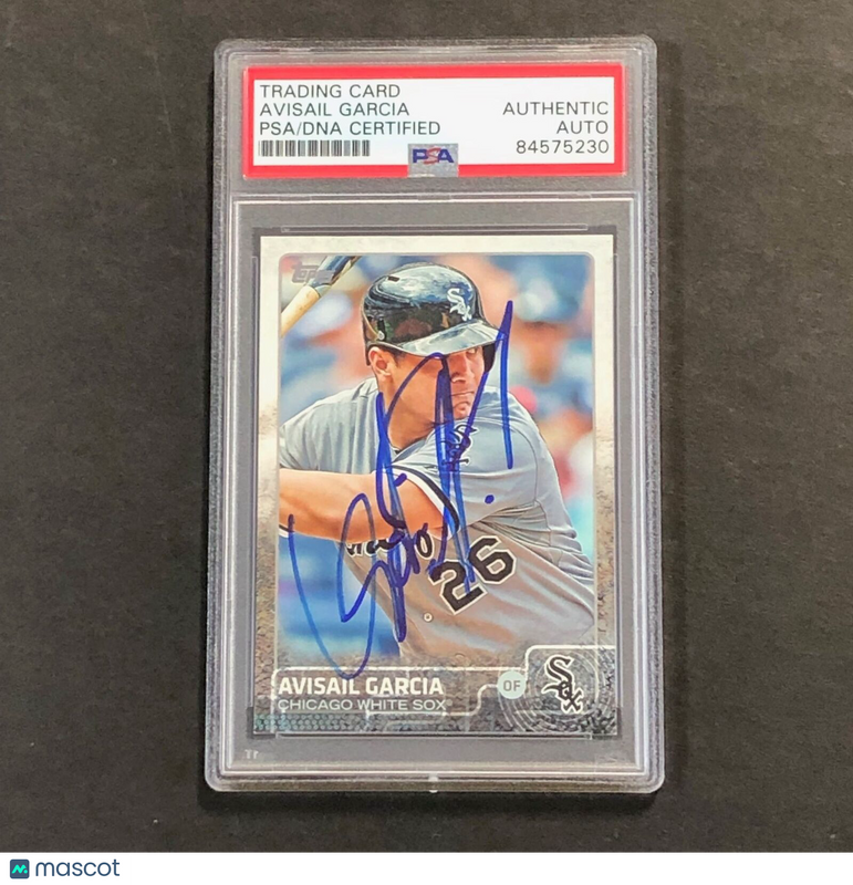 2015 Topps Series 2 #363 Avisail Garcia Signed Card PSA Slabbed Auto White Sox