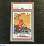 2005-06 Topps #138 Mike James Signed Card AUTO PSA Slabbed Rockets
