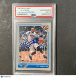 2016-17 Panini Complete #193 C.J. Watson Signed Card AUTO PSA Slabbed Magic