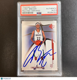 2008-09 Upper Deck SP #22 Corey Brewer Signed Card AUTO PSA Slabbed Timberwolves