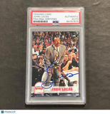 1993-94 NBA Hoops Skybox #253 John Lucas Signed Card AUTO PSA Slabbed Spurs