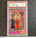 2020-21 Panini Donruss Optic #7 Danilo Gallinari Signed Card AUTO 10 PSA Slabbed