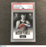 2013-14 Panini HRX #13 Mason Plumlee Signed Card AUTO PSA Slabbed RC Nets