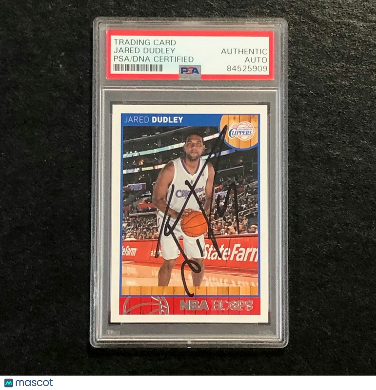 2013-14 NBA Hoops #147 Jared Dudley Signed Card AUTO PSA Slabbed Clippers