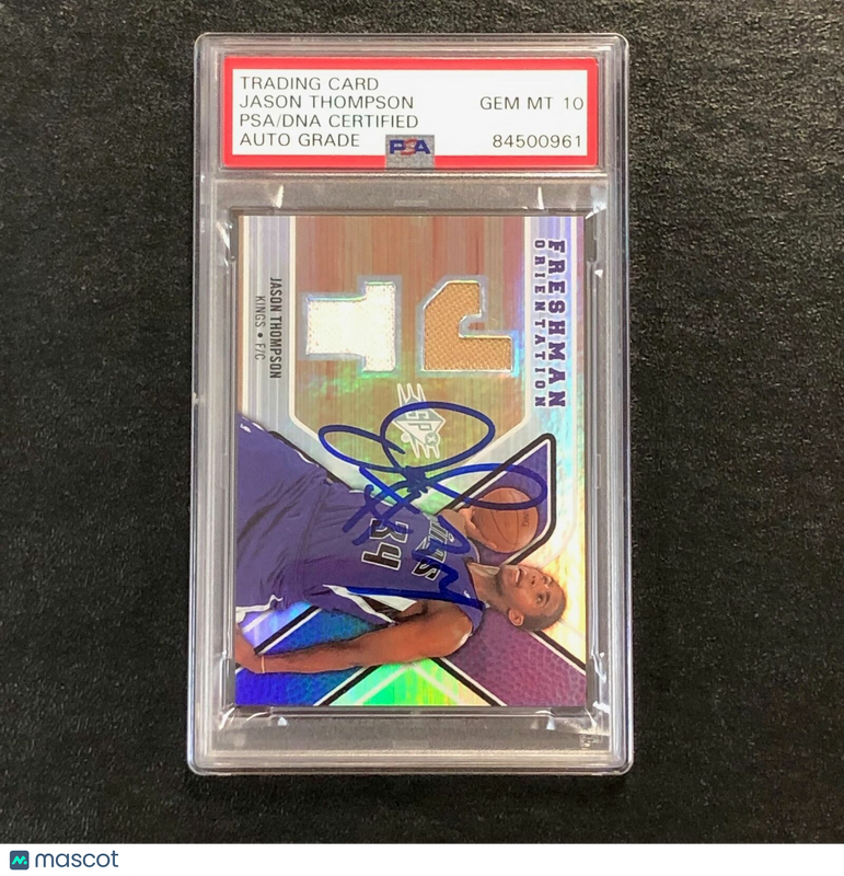 2008-09 SPx Freshman Orientation #FO-JT Jason Thompson Signed Relic Card AUTO 10