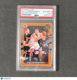 2017 Donruss #99 Willy Hernangomez Signed Card PSA Slabbed RC Knicks