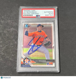 2018 Topps Chrome #BCP125 J.B Bukauskas Signed Card PSA Slabbed Auto Astros