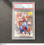 1998 Skybox #165 Greg Anthony Signed Card Auto 10 PSA Slabbed Blazers