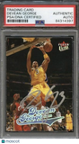 2004-05 Fleer Ultra #92 Devean George Signed Card AUTO PSA Slabbed