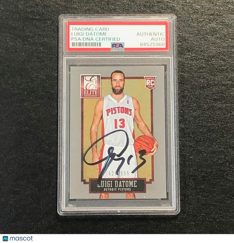 2013-14 Elite Basketball #219 Luigi Datome Signed Card AUTO PSA Slabbed RC Pisto