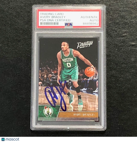 2016-17 Panini Prestige #128 Avery Bradley Signed Card AUTO PSA/DNA Slabbed Celt