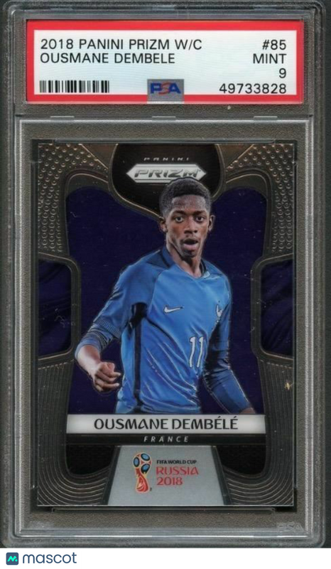 2018 Panini Prizm World Cup #85 Ousmane Dembele PSA 9 Mint