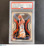 2020-21 Panini Prizm #264 Aleksej Pokusevski Signed Card AUTO PSA Slabbed RC Thu