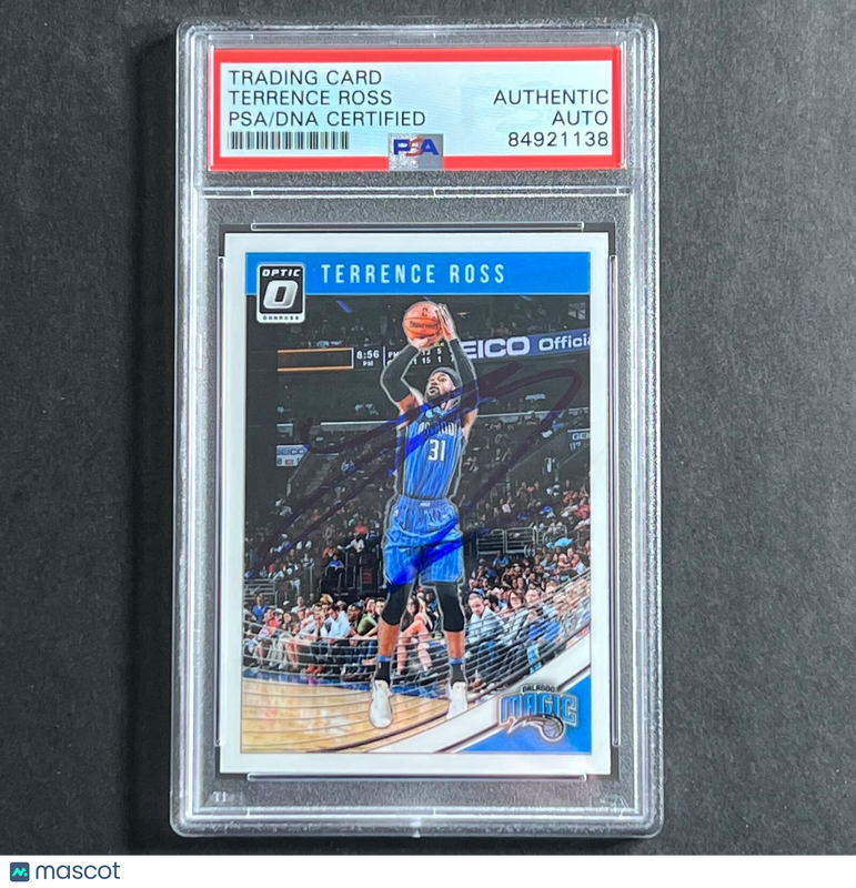 2018 Panini Optic #29 Terrence Ross Signed Card AUTO PSA Slabbed Magic