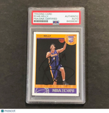 2013-14 NBA HOOPS #299 Ryan Kelly Signed Card AUTO PSA Slabbed RC Lakers