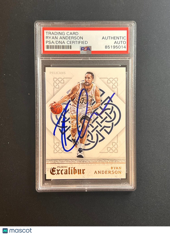 2015-16 Panini Excalibur #148 Ryan Anderson Signed Card AUTO PSA Slabbed Pelican