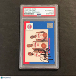 2010-11 Panini #270 Luigi Datome Signed Card PSA Slabbed Pistons