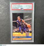 2010-11 Panini Donruss #224 Jason Thompson Signed Card AUTO PSA Slabbed Kings