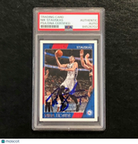 2016-17 NBA Hoops #161 Nik Stauskas Signed Card AUTO PSA Slabbed 76ers