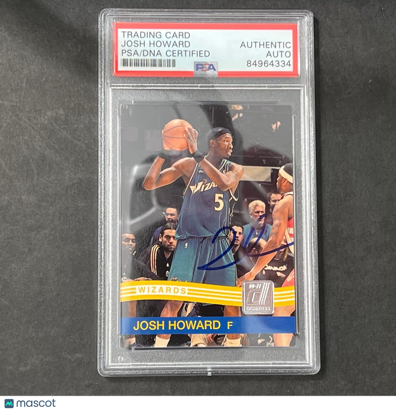 2010-11 Panini Donruss #183 Josh Howard Signed Card Auto PSA Slabbed Mavericks