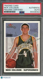 2003-04 Fleer Tradition #272 Nick Collison Signed Card AUTO PSA Slabbed RC Sonic