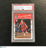 2016-17 Donruss Optic #190 Tomas Satoransky Signed Card Auto PSA Slabbed Wizards