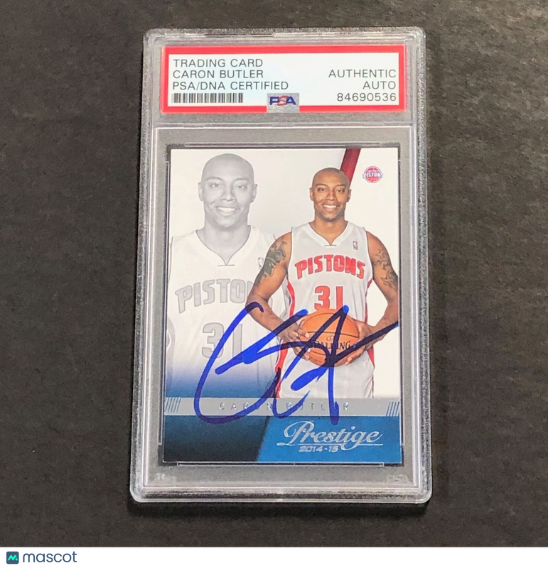 2014-15 Panini Prestige #104 Caron Butler Signed Card AUTO PSA Slabbed Pistons