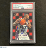 1996-97 Fleer Ultra #1 Vin Baker Signed Card PSA/DNA Slabbed Bucks