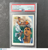 1992-93 Upper Deck #59 Doug West Signed Card AUTO PSA Slabbed Minnesota Timberwo