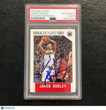 2015 NBA Hoops #13 Jared Dudley Signed Card AUTO PSA Slabbed Wizards