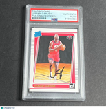 2021-22 Panini Donruss #238 Usman Garuba Signed Card AUTO PSA Slabbed Rockets