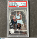 2021-22 Panini Prizm Draft Picks #41 Usman Garuba Signed Card AUTO PSA Slabbed R