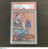 2017-18 Panini Essentials #65 EVAN FOURNIER Signed Card AUTO PSA Slabbed Magic