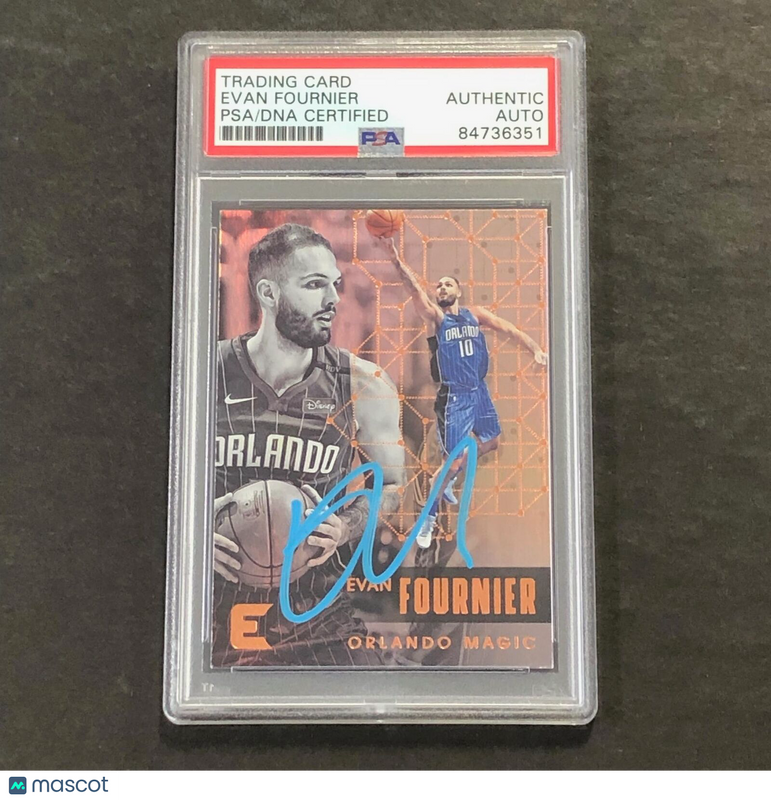 2017-18 Panini Essentials #65 EVAN FOURNIER Signed Card AUTO PSA Slabbed Magic