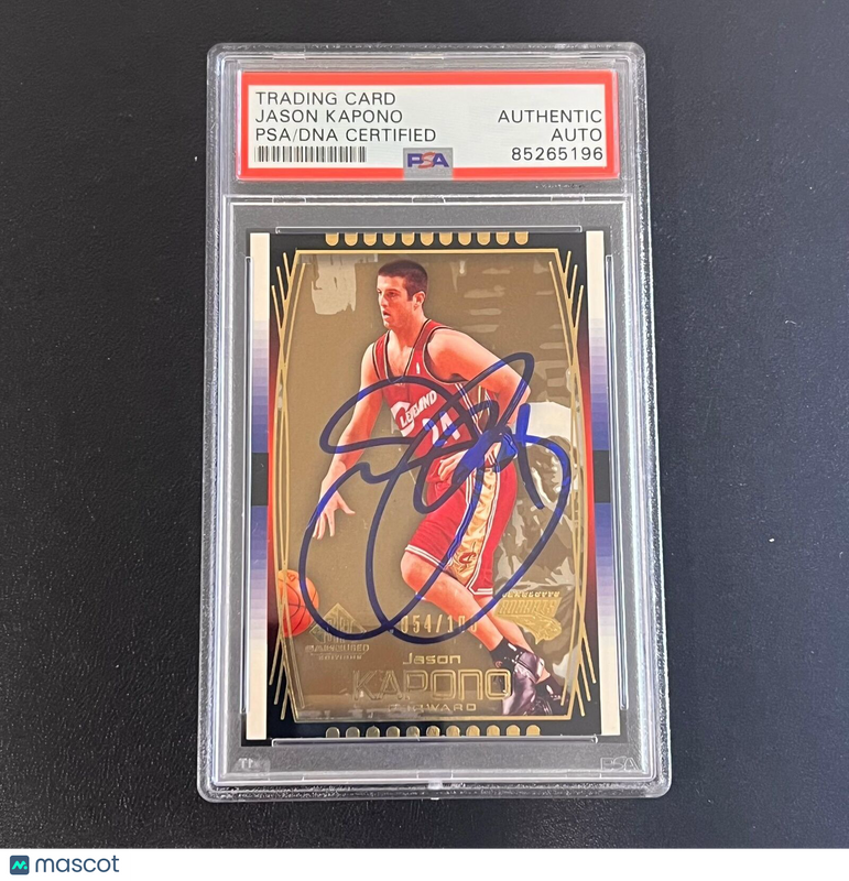2004 UpperDeck #6 Jason Kapono Signed Card AUTO PSA/DNA Slabbed Bobcats
