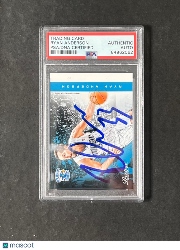 2012-13 Panini Prestige #5 Ryan Anderson Signed Card AUTO PSA Slabbed Hornets