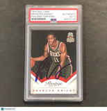 2013-14 Panini Prestige #126 Brandon Knight Signed Card AUTO PSA Slabbed Bucks