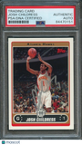 2006 Topps #105 Josh Childress Signed Card AUTO PSA Slabbed Hawks